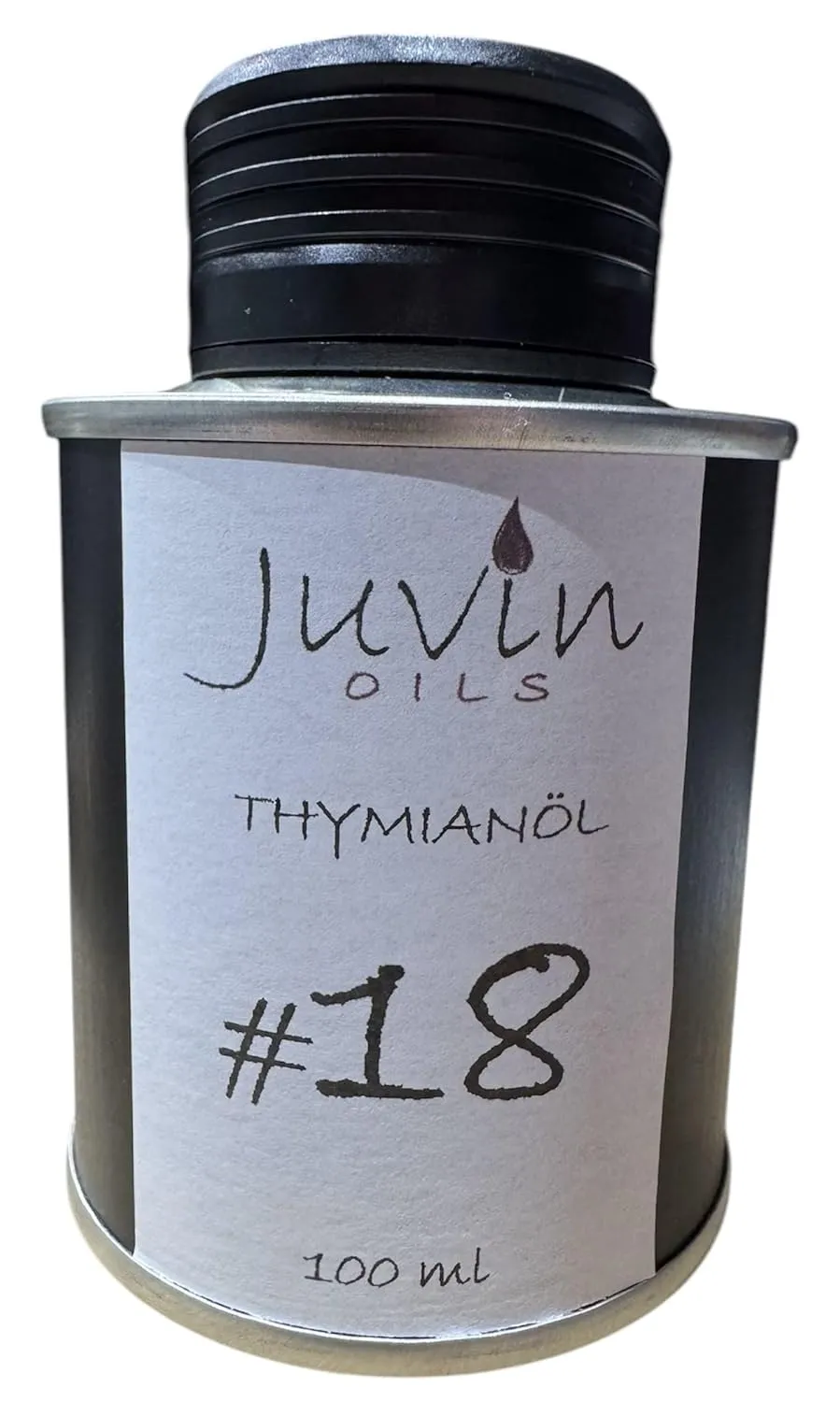 #18 JUVIN Thymianöl, 100ml in Weißblechdose, sortenrein und unbehandelt